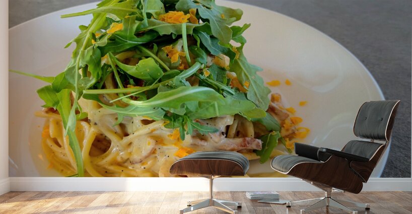 Spaghetti Carbonara Wall Murals