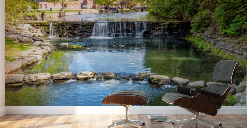 Cascading Waterfall Siloam Springs Arkansas Wall Murals