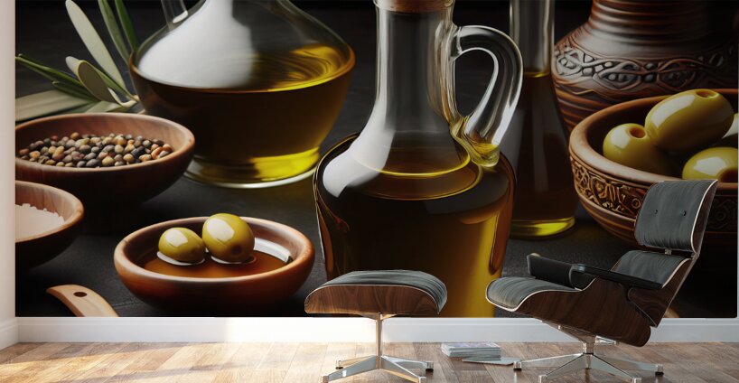 olive oil Spanish oil Mediterranean diet liquid g 1717086881.6891 Wall Murals