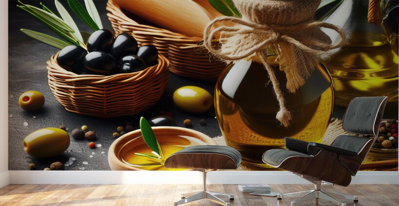 olive oil Spanish oil Mediterranean diet liquid g 1717086912.3007 Wall Murals