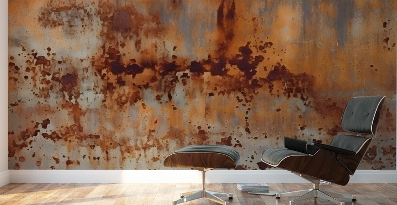 Veins of Rust Heart of Reflection Wall Murals