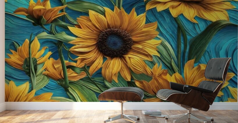 Colorful Floral Art 20 Wall Murals