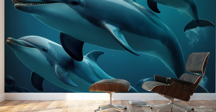 dolphins Wall Murals