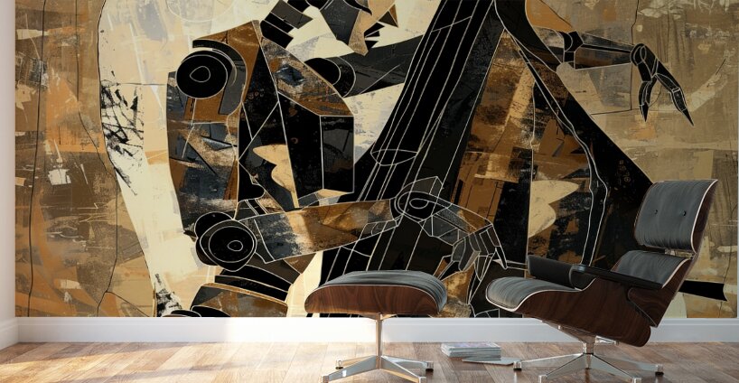 The Jazzbot: A Mechanical Melody Wall Murals