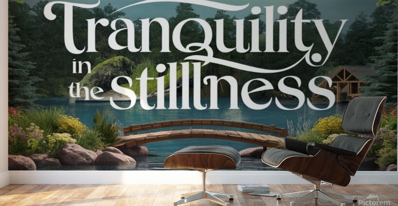the tranquility stillness Wall Murals