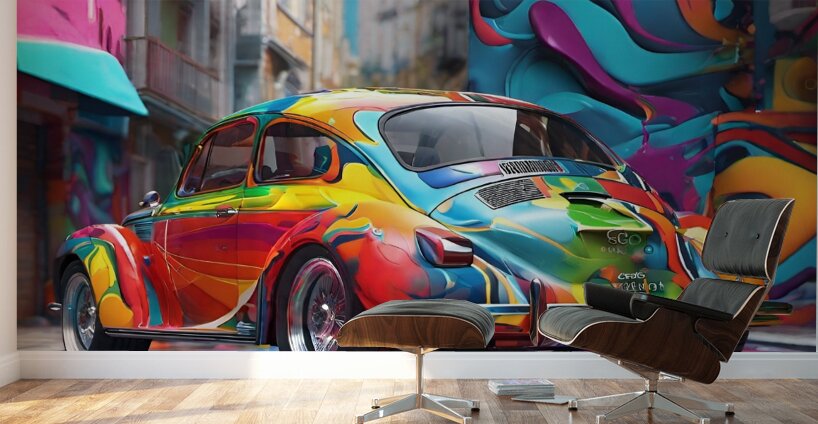 Retro Ride 9 Wall Murals