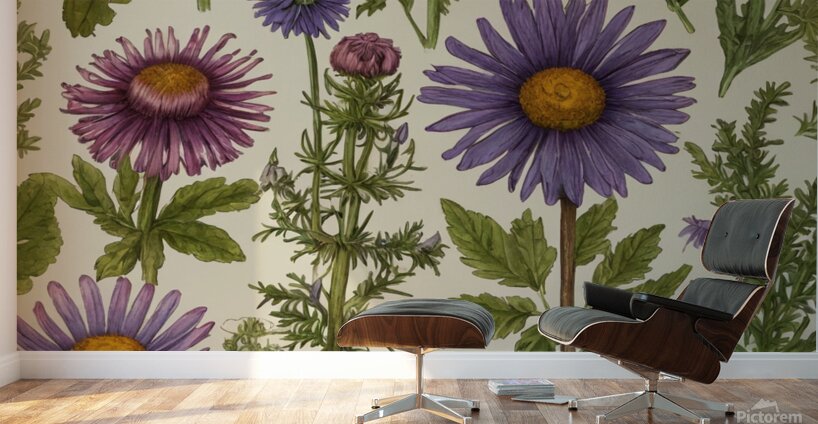 Celebrating Medicinal herbs Wall Murals