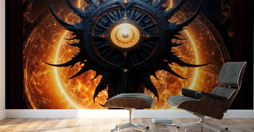 The Talons of Time Stunning Steampunk Fantasy Astonishing AI Concept Art by Xzendor7 Wall Murals