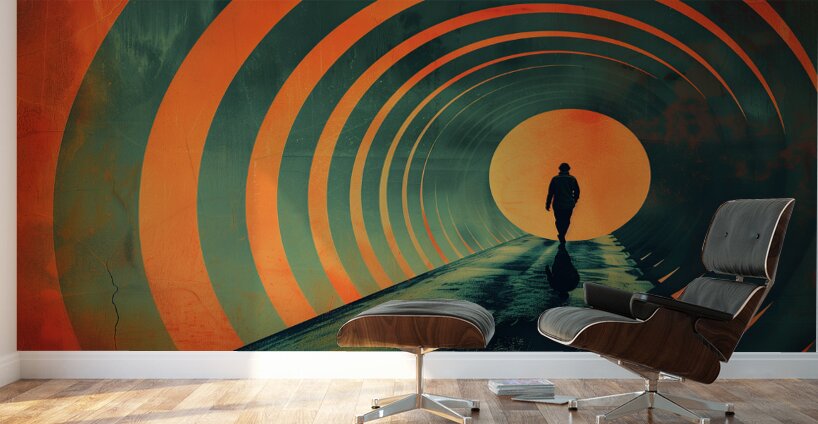 A minimal and weird design with a color scheme  9 1717455957.8697 Wall Murals