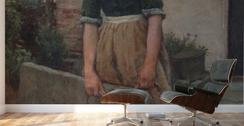 EDWIN HARRIS 1855 1906 THE DRAW WELL 1886 Wall Murals