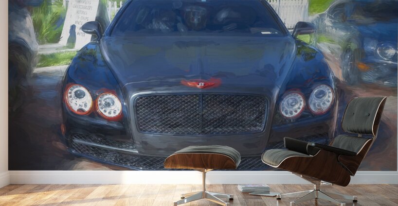 2014 Black Bentley Flying Spur X 1 Wall Murals