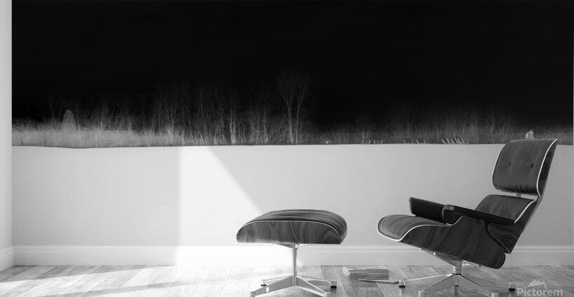 Horizon noir 1 Wall Murals