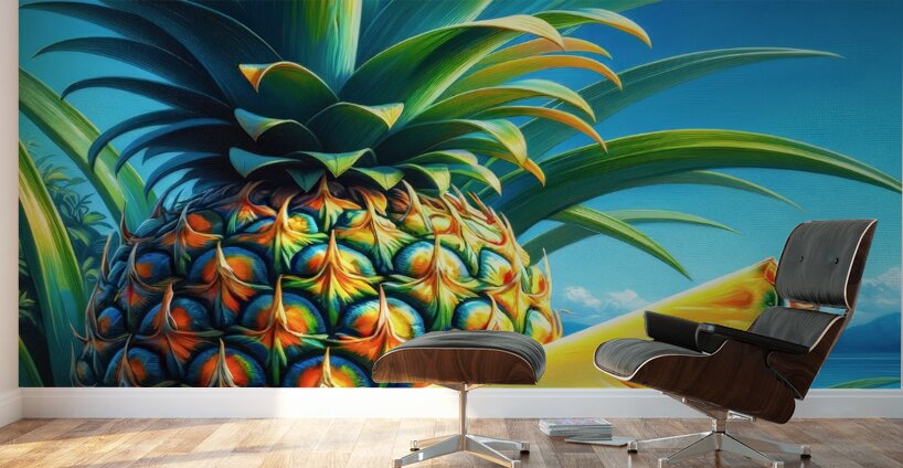  pineapple ai artist debra amerson copyright 2024 Wall Murals