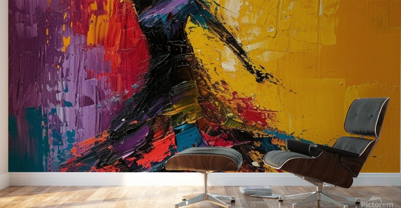 Dancing Colors Wall Murals