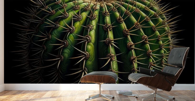 ai artist debra amerson plant artistry barrel cac Wall Murals