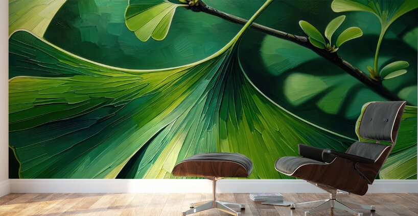 ai artist debra amerson plant artistry green gink Wall Murals