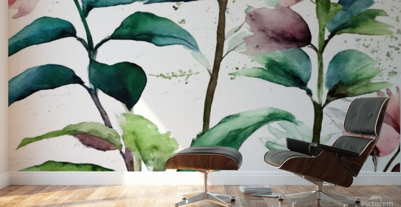 Summer collect pink roses Wall Murals