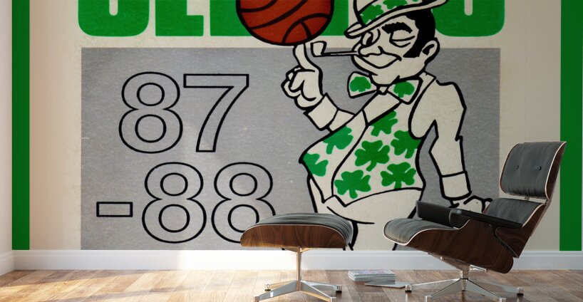 1987 Boston Celtics Art Wall Murals