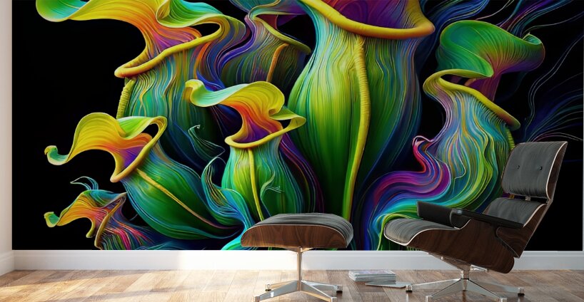 ai artist debra amerson plant artistry870b6438 a4 Wall Murals