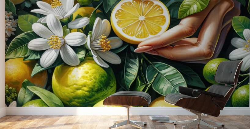 ai artist debra amerson plant artistry picking or Wall Murals