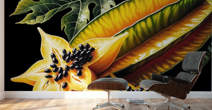 ai artist debra amerson plant artistrystar fruit Wall Murals