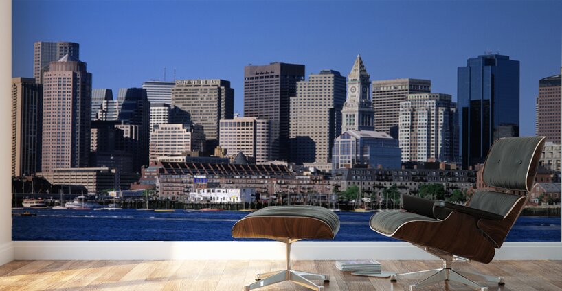 Skyline Cityscape Boston Massachusetts USA 38723 Wall Murals