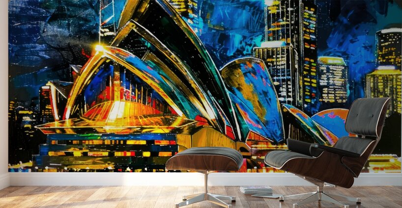 Cityscape Australia - Sydney Opera House Wall Murals