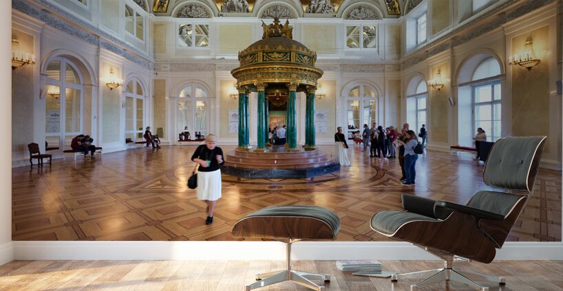 St. Petersburg Russia. The Winter Palace Hermitage Museum Wall Murals