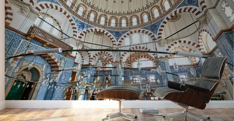 Istanbul Turkey. Rüstem Pasha Mosque Wall Murals