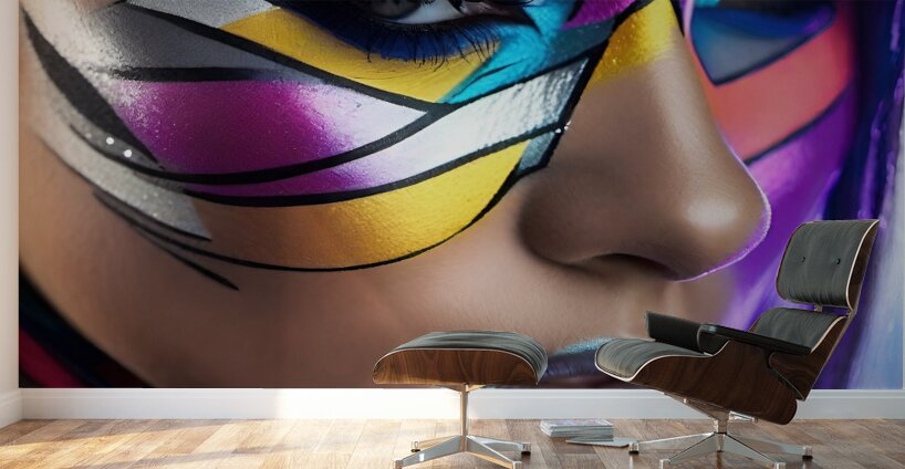 The World of Face Art 26 Wall Murals
