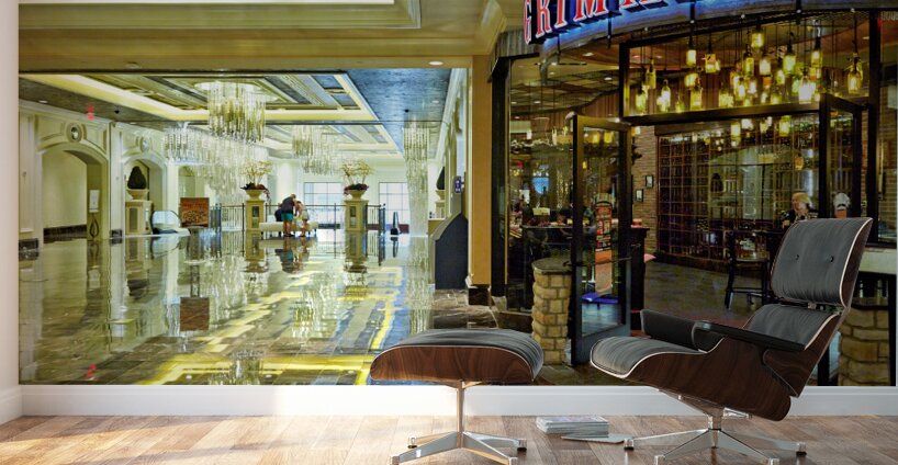 Shopping Mall at Venetian Hotel. Las Vegas Nevada USA Wall Murals