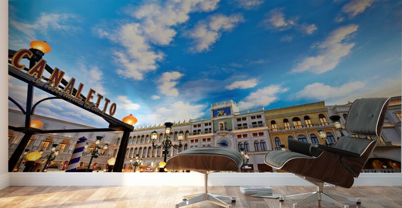 Little Venice at Venetian Hotel Mall. Las Vegas Nevada USA Wall Murals