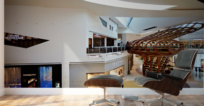 Crystals Mall City Center. Las Vegas Nevada USA Wall Murals