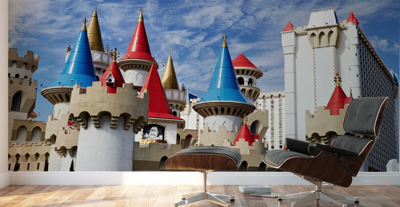 Excalibur Hotel and Casino. Las Vegas Nevada USA Wall Murals