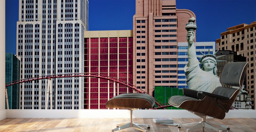 New York Hotel and Casino. Las Vegas Nevada USA Wall Murals