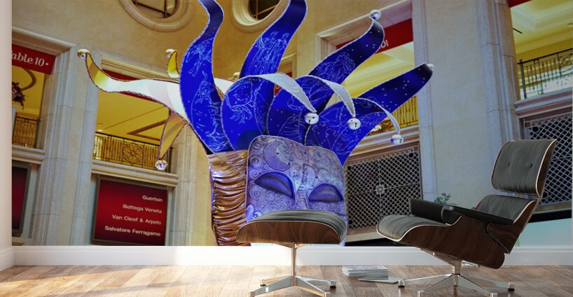 Venice Hotel Shopping Mall. Las Vegas Nevada USA Wall Murals