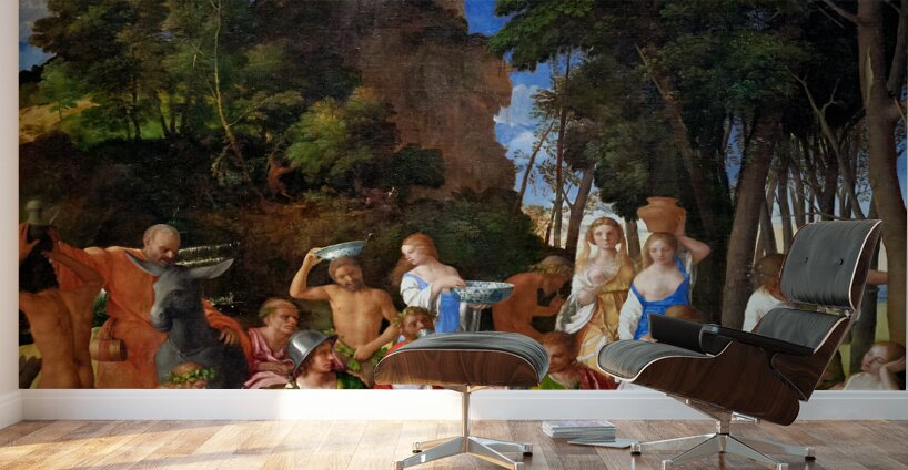 Giovanni Bellini and Titian - The feast of the Gods - 151429 Wall Murals