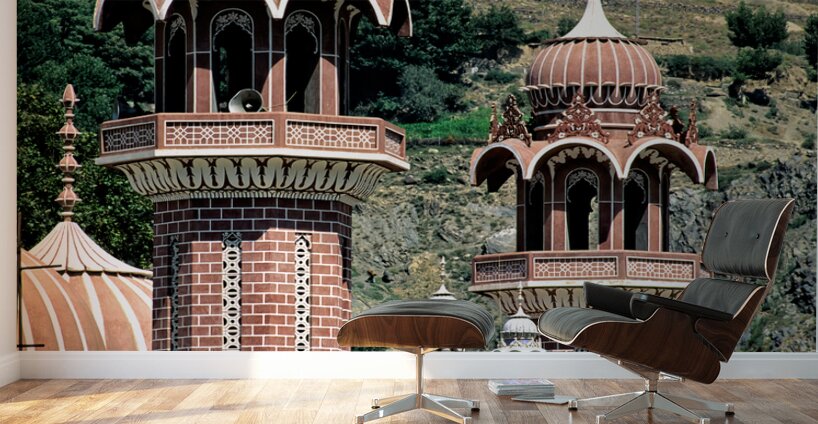 Pakistan. The mosque in Chitral Wall Murals