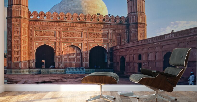 Pakistan. Badshahi mosque in Lahore Wall Murals