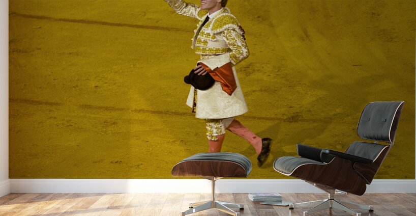 ANDALUSIA SPAIN. Bullfight in Seville Arena Wall Murals