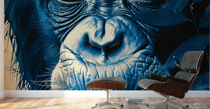 Gaze of the Primate Wall Murals