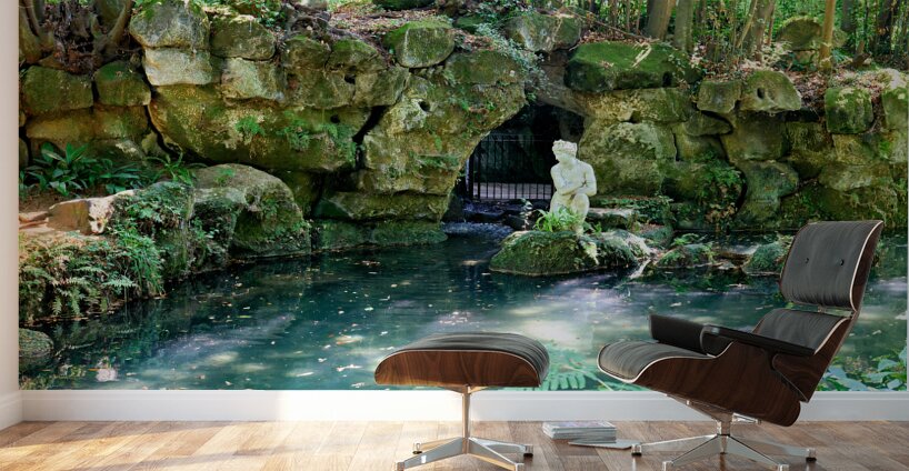 Caserta Campania Italy. The Royal Palace. The bath of Venus Wall Murals