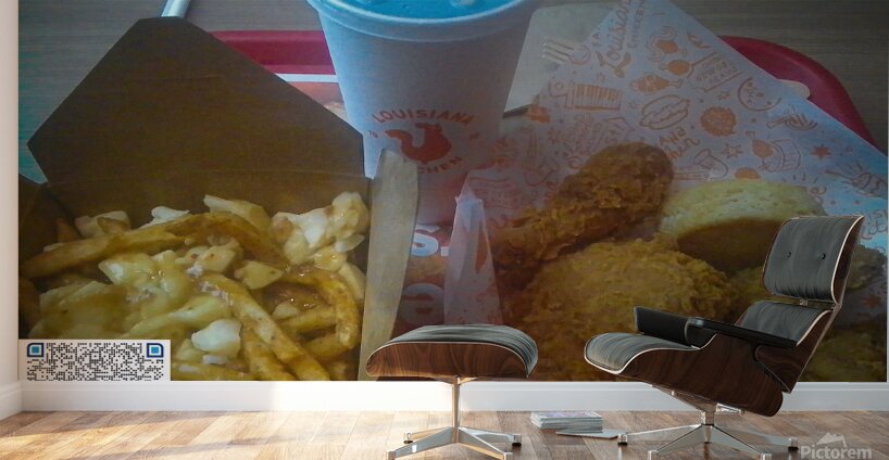 Poutine with Chicken Wall Murals