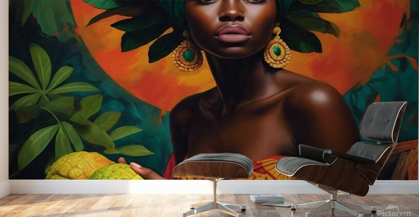 Nature Queen - Jamaican and African Heritage Wall Murals