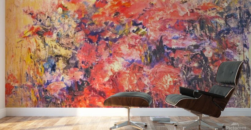 Flowers painting. Wall Murals