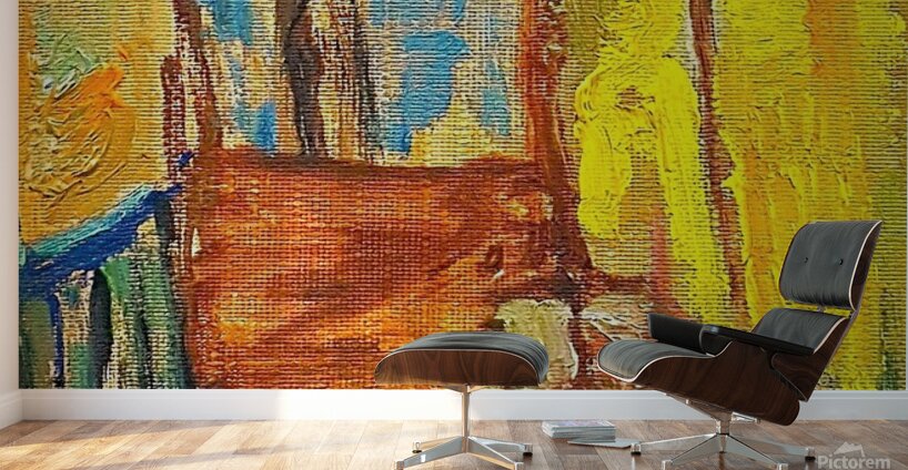 House and water container. Wall Murals