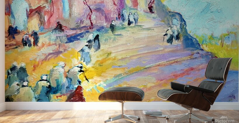 Shrine of El Shaikh. Wall Murals