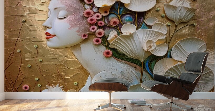 Womans face 13  Wall Murals