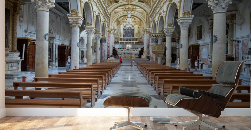 Matera Basilicata Italy. Basilica Pontificia Cattedrale di Maria Santissima della Bruna e SantEustachio Wall Murals