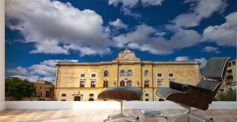 Matera Basilicata Italy. Piazza Vittorio Veneto Wall Murals